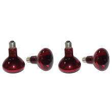 4 Pack 100W Reptile Heater Bulbs, Amphibian Infrared Sunning Bulbs, Reptile Heater Bulbs ForTurtles, Lizards and More.