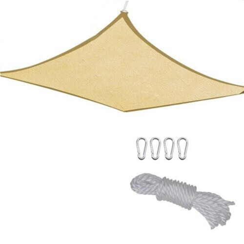 2 Set 2x2 Meter Rectangular Square Shade Sail Outdoor Window Shade Sail Breathable Extra Large Shade 1