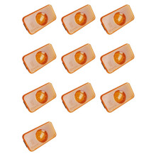 10 Pcs 24V LED Side Truck Signal Side Lights for FH FM FL Truck Lights Amber 20789440 Truck Accessories