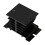9PCS Heatsink PID Temperature Controller Heat Sink for Solid State Relay and SSR Radiator Module Black for SSR-10,25,40A 3