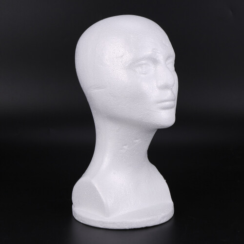 2X  Mannequin Foam  Model Glasses Hat Wig Display Stand 1