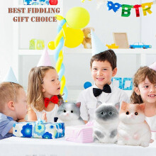 (B) Large Cat Squishy Toy Handmade Soft Stress Relief Fidget for Adults Kids