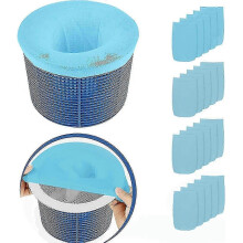Pool Skimmer Socks, 20 Pieces Pool Skimmer Socks, Pool Filter Sock, Reusable And Super Elastic Skimmer for Skimmer Basket, Pump, Swimming Pool, Spa