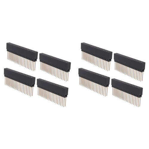 2 x 20(40 Pin) Stacking Header for Raspberry Pi A+/B+/Pi 2/Pi 3 Extra Tall Header (Pack of 8)