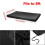 2X 8Ft Billiard Pool Table Cover with Drawstring Durable Waterproof Table Cover for Rectangle Table, Black 9