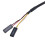 2X Computer Desktop  PC Motherboard External Start Power /Off Button Extension Cable for DIY Button Silver 7