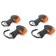 2X Motorcycle Turn Signal Light Side Indicator for ZX600 ZX-6R ZX9R ZXR400 KLE 250/400/500 ZX7R Yellow
