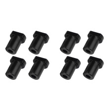 8 Stuks Aluminium Bench Hond Klem voor T-Track Houtbewerking Werkbank Positionering Schaafmachine Plug Past 20mm Hondengat (Zwart)