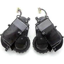 (Left wheel) Roda de Aspirador de Robô Compatível com Xtreme BPK-VCBB1XTE, Plástico, Instalação sem Ferramentas