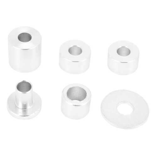 2Set Cnc Aluminum Adjustable Motorcycles Steering Stabilizer Damper Bracket Mount Kit for  Yzf R6 2006-2017 Silver 2