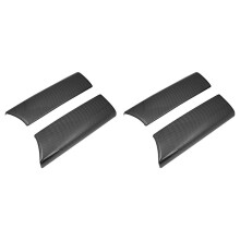 2X Car Styling Carbon Fiber Stowing Tidying Armrest Box Protect Stickers Covers for E Class W213 2016-2019