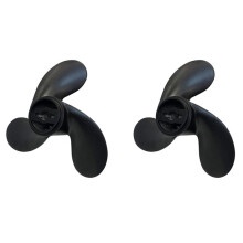 2X Hélice F6 para 2.5HP 3.5HP / Mercury 3.3HP 48-815084A02/Evinrude Johnson OMC BRP 0766539 309-64107-0