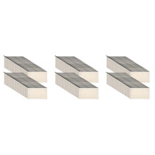 3X Leinwand Reißverschlusstaschen Leinwand Bleistiftbeutel Leinwand Make- Taschen Leere Leinwand Bleistiftetui DIY Basteltaschen Kosmetiktasche