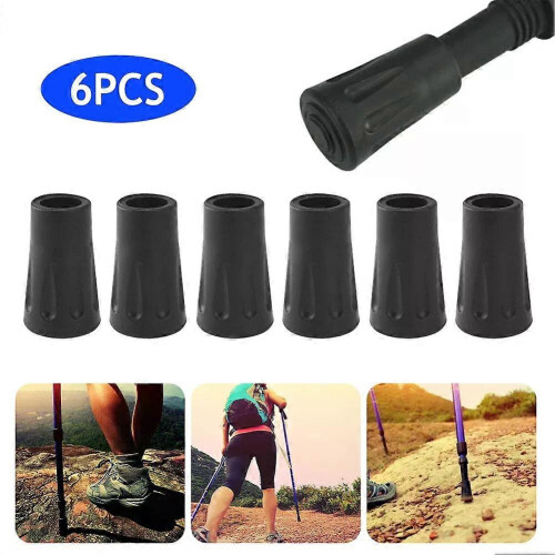 6pcs Walking Stick End Protector Non-slip Lightweight Pads 1