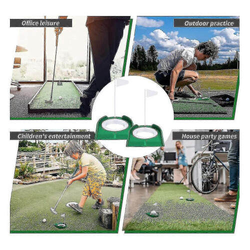 3 Pcs Golf Putting Hole Accessories and Putters 2