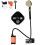 7800mAh Portable Rechargeable Shower Pump with Smart Digital Display Orange 3