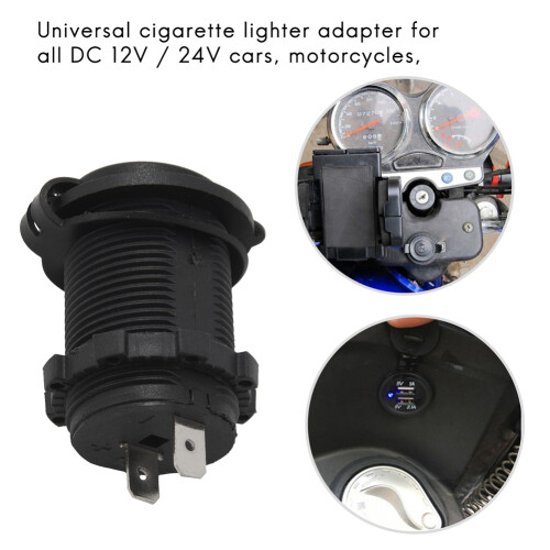 2X Cigarette Lighter Distributor 12V Car Cigarette Lighter Adapter Socket 2