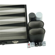 2X Backgammon Set - Klassisches 14,75 Zoll Backgammon Set für Erwachsene Brett Spiel für Antikes Backgammon Set Set Familien Spiel Set