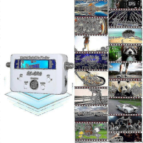 Digital Satellite Finder with LCD Display and Compass for Precise Signal Detection 2