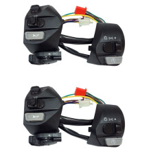 2pcs 22mm Motorcycle Switches /OFF Button Handlebar Ontrol Horn Turn Signal Start for MIO LC135