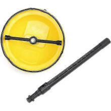 Surface Brush, Surface Cleaning Pressure Washer with Extension Rod, Garage Door Round Tools