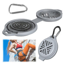 (Blue) Soporte portátil de silicona para espirales antimosquitos, compatible con matamoscas eléctricos, altura ajustable, para exteriores y camping