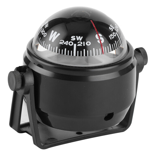 Boat Marine Compass 12V LED Display Direction Adjustable Bracket Durable ABS for Sailing 2