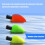 18pcs Foam Fly Fishing Bobber Indicators Trout Multicolor 2