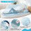 Pop Up Mosquito Net for Camping Portable Foldable 78x31x22 Inch Bug Net Tent Canopy 4