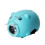 USB Rechargeable Kids Piggy Horn Bicycle Front Light Black 4