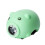 USB Rechargeable Kids Piggy Horn Bicycle Front Light Black 5