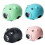 USB Rechargeable Kids Piggy Horn Bicycle Front Light Black 3