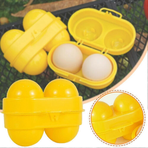 Camping Egg Box 2 Grids Portable Storage Container For Travel 1