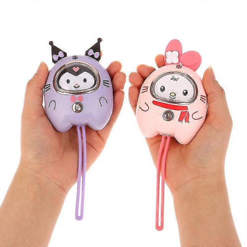 Chauffe-mains portable rechargeable 2025 en forme d'animal mignon, avec port USB - 2