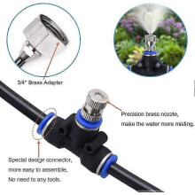CT Outdoor Fogger, 10M Patio Fogger with 9 Fogger Nozzles + 1 Spare Nozzles + 1 Fogger Hose Cutter Tool