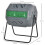 160L draaibare compostbak, tuincomposter met 2 compartimenten 5