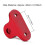 Bicycle Computer Metal Bracket Camera Adapter Mount for Gopro (Red) 4