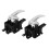 2Pair Car Interior Door Handle for  Navara D40 Ute / Pathfinder R51 05-13 4