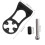 High-Strength Aluminum Alloy CNC Bracket Mounting Base with Plastic Adapter 4