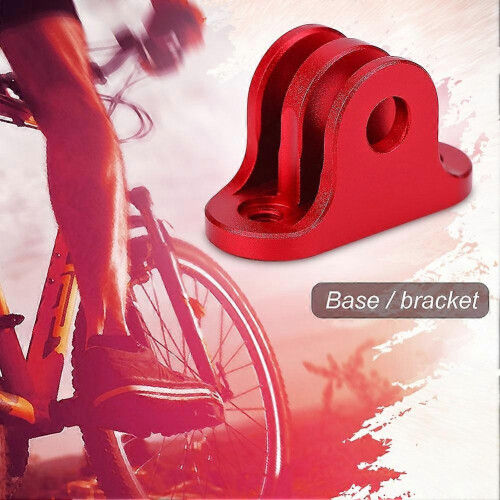 Bicycle Computer Metal Bracket Camera Adapter Mount for Gopro (Red) 1