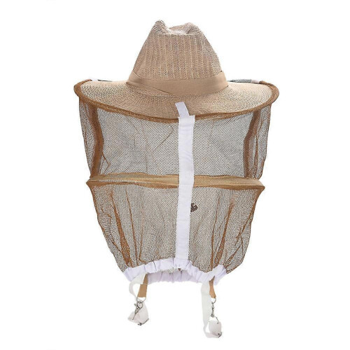 Beekeeper Hat Anti Mosquito Bee Bug Face Head Veil Beekeeping Garden 2
