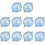 10Pcs Clear Hollow Fishing Float Set Adjustable Buoyancy Durable ABS Surface Bubble Floats 4