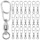 Stainless Steel Heavy Duty Swivels Rustproof Smooth Rotation Quick Change Lure 30 Pack 3