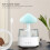 2X Rain Cloud Humidifier Ultrasonic Atomizer Aromatherapy Machine Atomizer Household Power Supply 5V 2A Non-Rechargeable 5