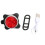 Mountain Bike USB LED Warning Light Headlight Taillight Emergency Accessories 3