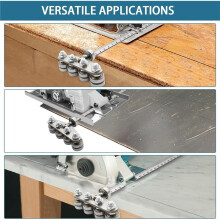 Professional Circular Saw Guide Rail for PrecisionCutting - Adjustable Stainless Steel Caliper for Circular Saws