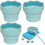 3 PCS Collapsible Paint Brush Washer Mini Foldable Silicone 1