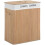 Bamboe wasmand 100L met deksel, canvas tas en wassorteerder 1