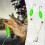 Double Reverse Fish Hook Set Tangle-Free Split Hook Anti-Shock Smooth Shallow Deep Water 4