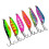 Professional Treble Hook Spinner Lures Set with Sequins Spoon Swimbaits for Saltwater 5